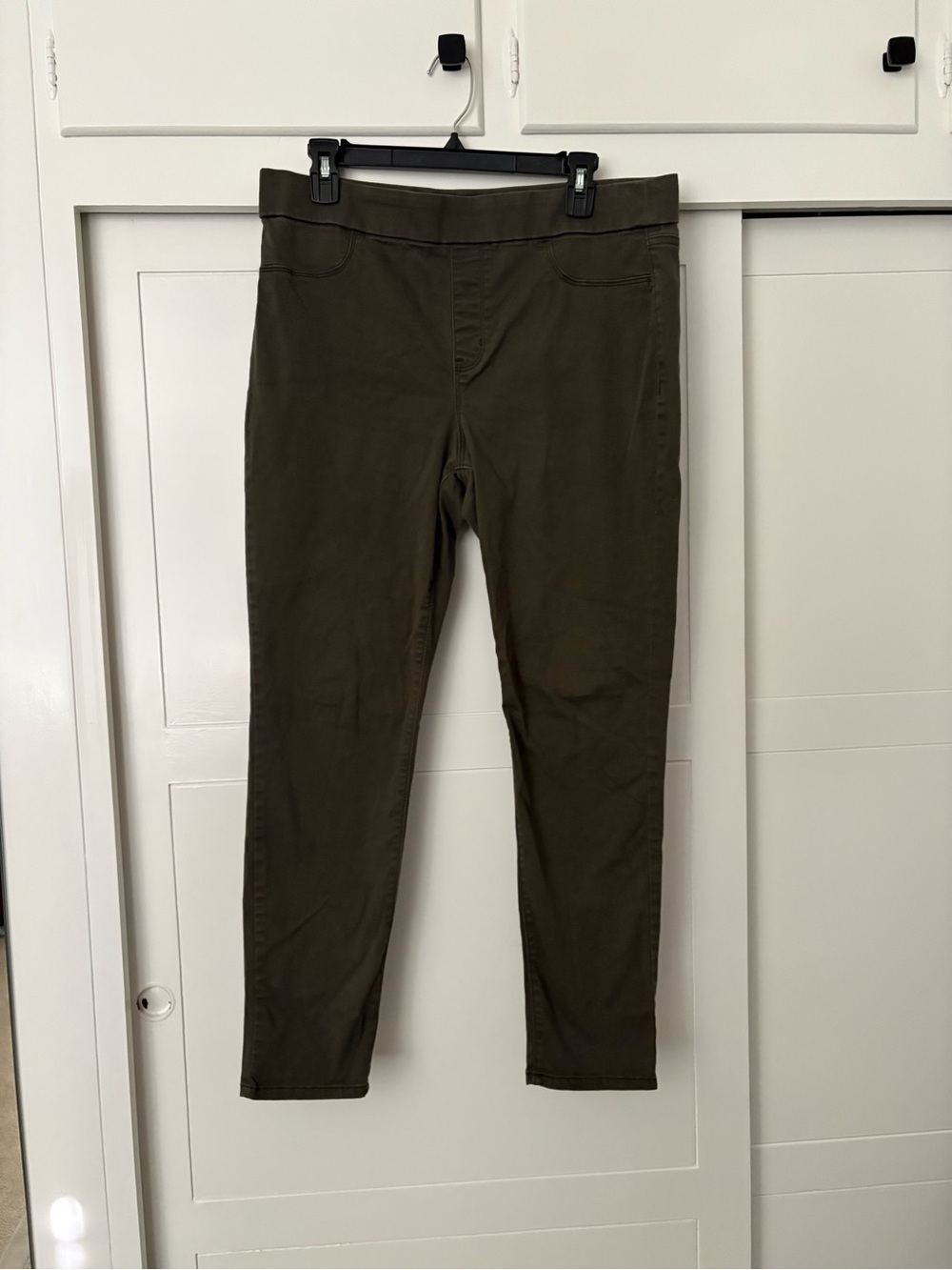 Gloria Vanderbilt Olive Green Women's Stretch Chinos